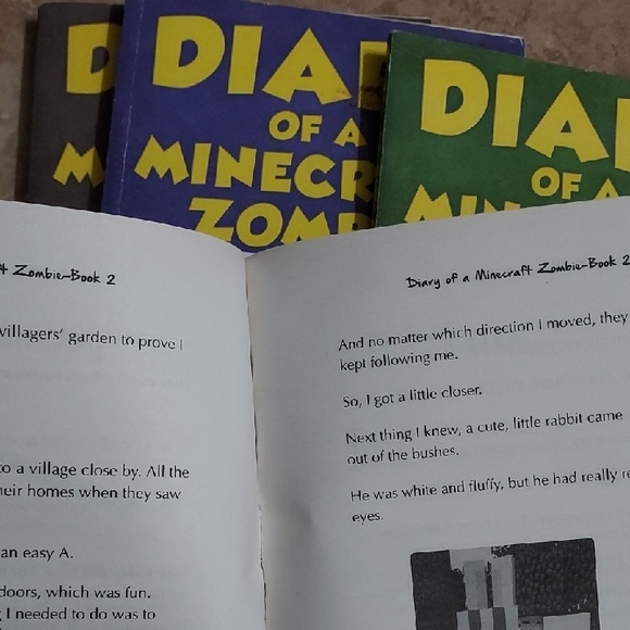 Diary of a Minecraft Zombie Book Set - Picture 12 of 15